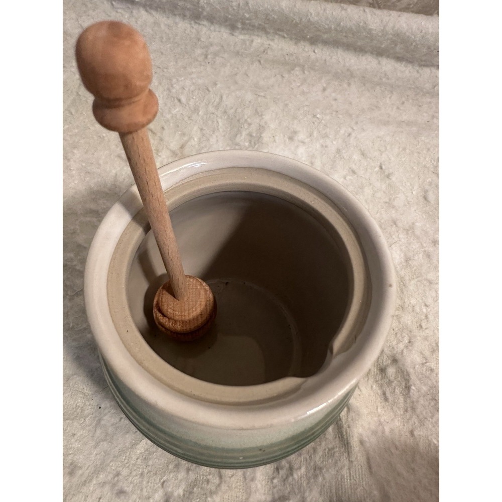 Cracker Barrel Oh Gussie! Honey Pot With Spoon Wand - Picture 3 of 7